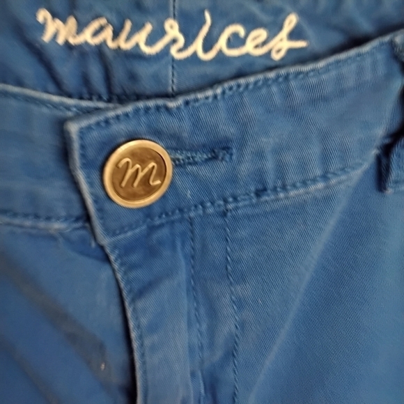 Maurice's Colored Blue Jeans  Size 13/14 - Picture 3 of 3